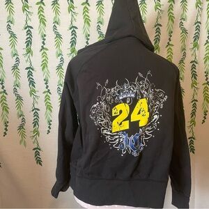 Size Women’s M Jeff Gordon NASCAR Jacket w/ Rhinestones #24 B2